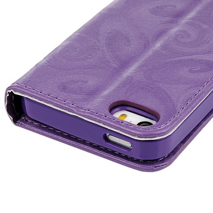 iPhone SE Case, iPhone 5/5S Case,YOKIRIN Stand Wallet Premium PU Leather with Handmade Flowing Glitter Liquid... N43