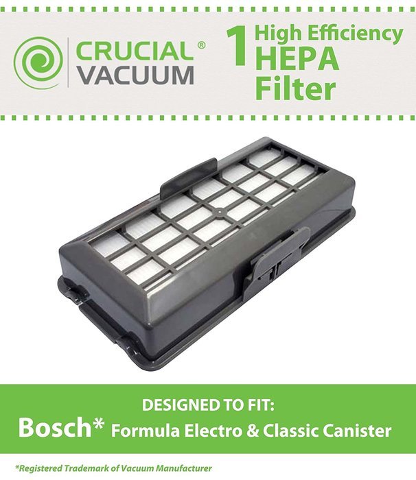 1 Bosch Formula Series Cleaners HEPA Vacuum Cleaner Filter for Formula Series Cleaners, Part # BBZ152HFUC, Designed...