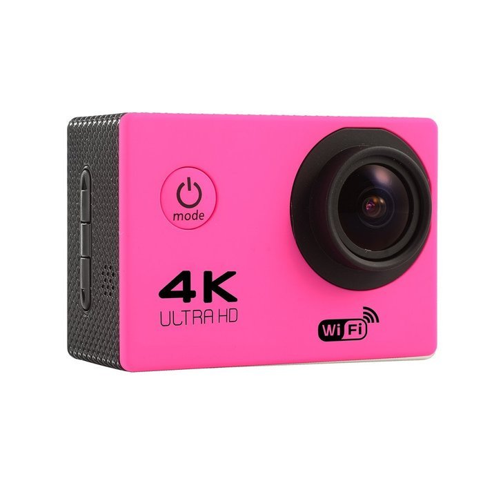 VISVEIL sport DV 4k HD action camera wifi 1080p 1050mah fish-eye camera Suitable for outdoor sports(Rose Red)