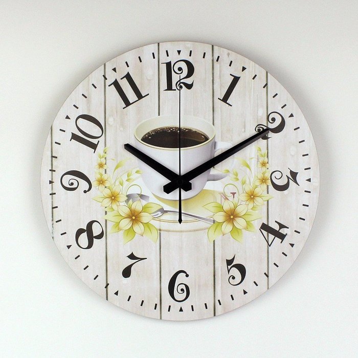 Modern Kitchen Wall Clock Creative Design The Coffee Decorative Wall Clock More Silent N2