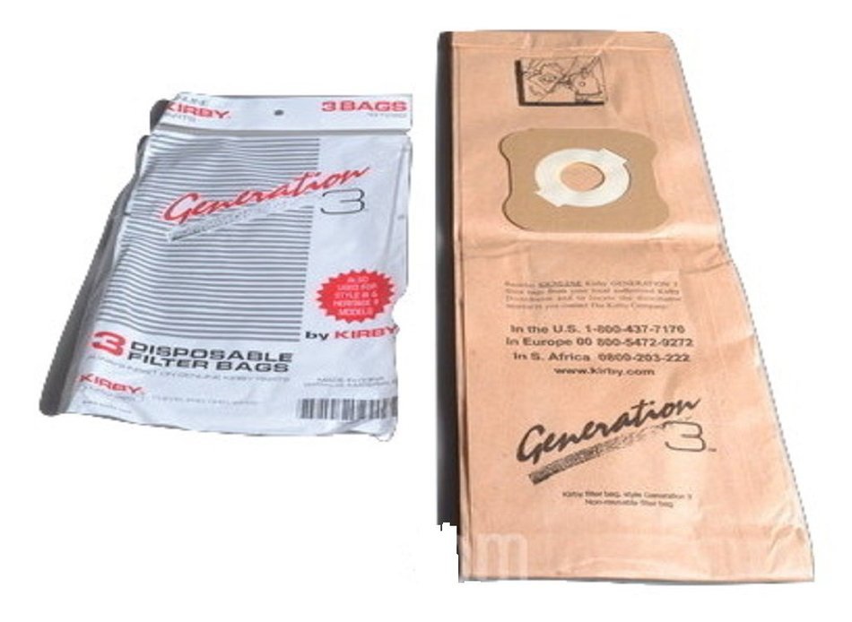 KIrby Upright Generation 3 Paper Bags 3PK # 197289S