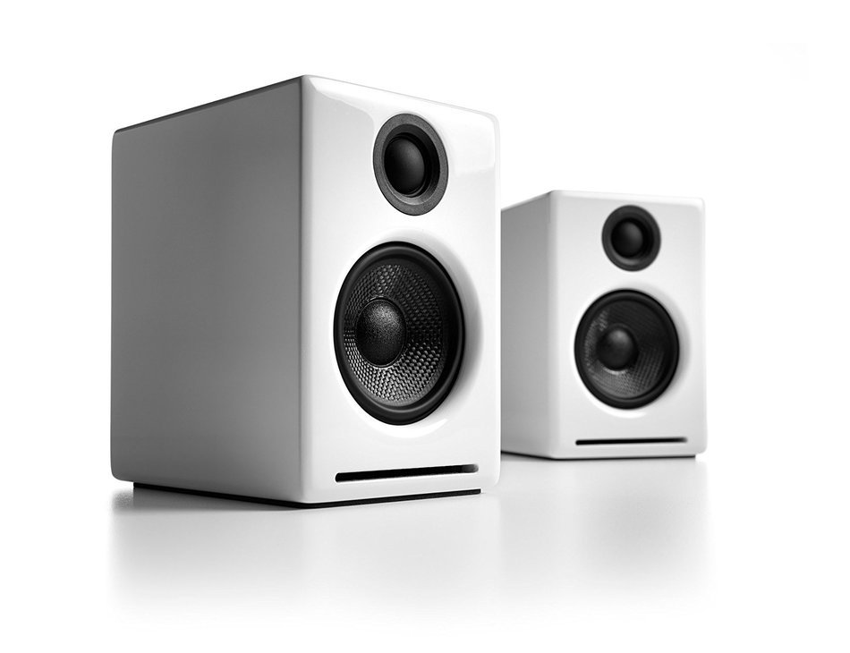 Pro-Ject Elemental Turntable Bundle with Phono Box and Audioengine A2+ Speakers (White) N2
