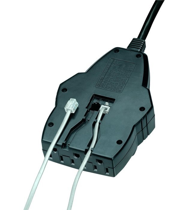 Fellowes Mighty 8 Surge Protector with 8-Outlets, Phone Protection, 6 Foot Cord, 1,460 Joules (99090)