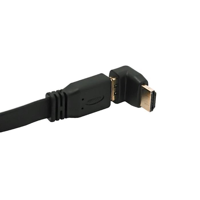 DIZA100 4-Pack HDMI Right Angle Connectors,2-Pack 90 Degree and 2-Pack 270 Degree HDMI Male to Female Adapters N12