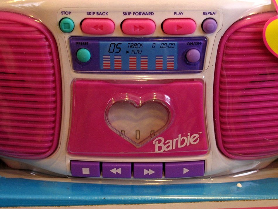 Barbie Dance With Me Talking Boombox - Playtime Electronics (1999) N4