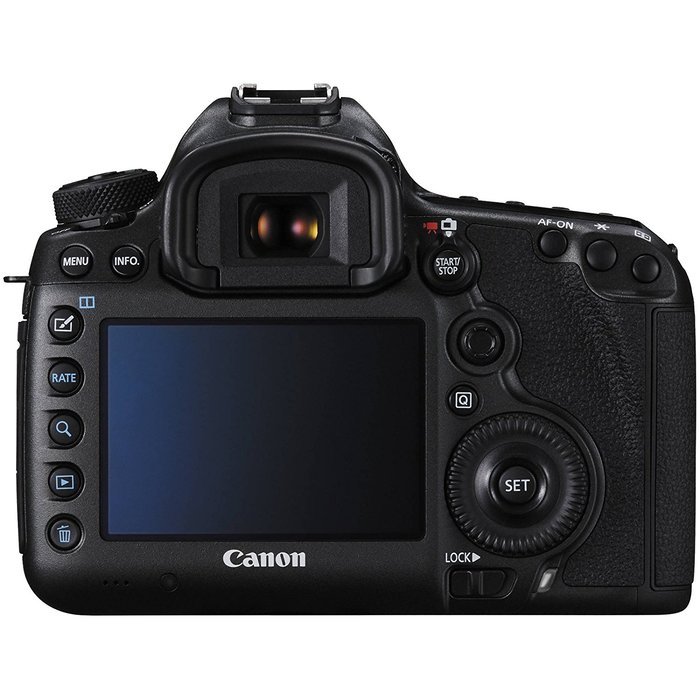 Canon EOS 5DS R Digital SLR Camera Body with 64GB Card + Battery & Charger + Backpack + Grip + Flash + Kit