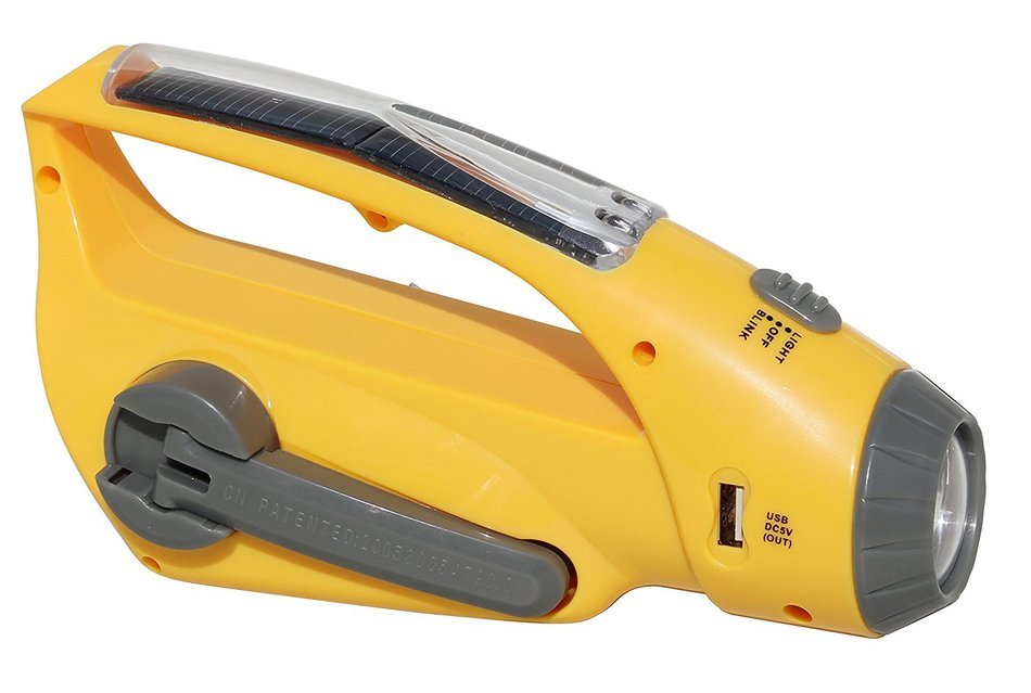 Portable Dynamo Solar Hand Crank Radio 3-Way Powered Solar Power,Dynamo Crank, Wind Up Emergency SOS AM/FM Alert... N3
