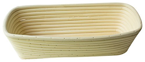 Bread Experience Large Rectangle Banneton Bread Proofing Basket N2