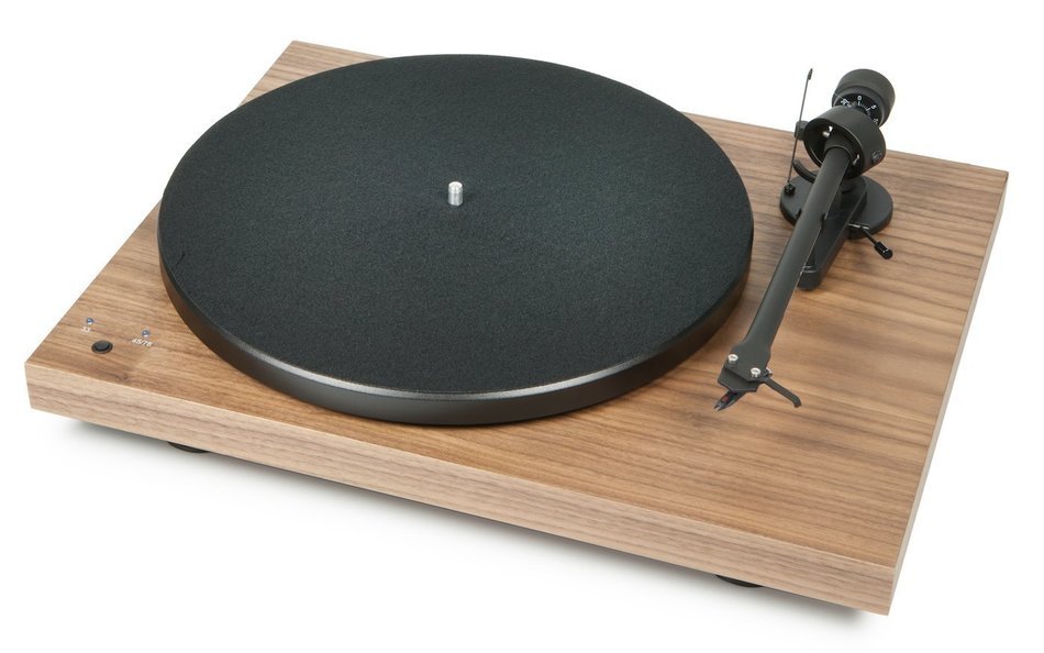 Pro-Ject Debut Recordmaster Walnut Turntable with USB and Phono Preamp