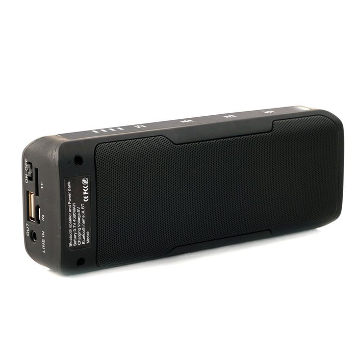 Newest Portable Dual Bluetooth Wireless Speaker w/ith 4000mah Power Bank Speaker Stereo USB TF Card for Iphone6s... N23