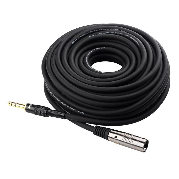 Cable Matters XLR to TRS 6.35mm (1/4 Inch) Cable 10 Feet N3