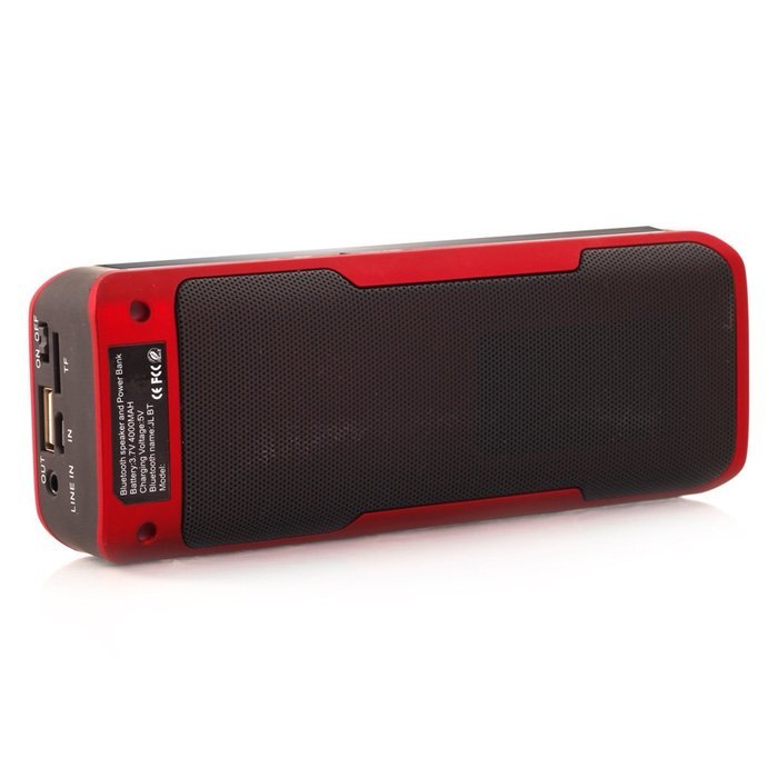 Newest Portable Dual Bluetooth Wireless Speaker w/ith 4000mah Power Bank Speaker Stereo USB TF Card for Iphone6s... N24