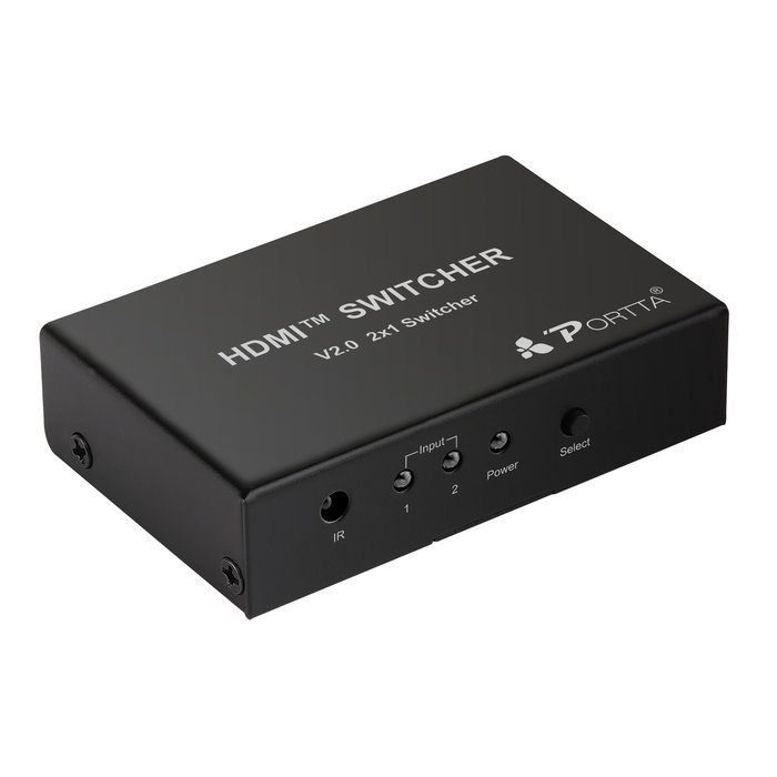 Portta PET0301DU HDMI Switch / Switcher 3 Port 3x1 v1.3 with 1.5 ft Pigtail support 3D 1080p N9