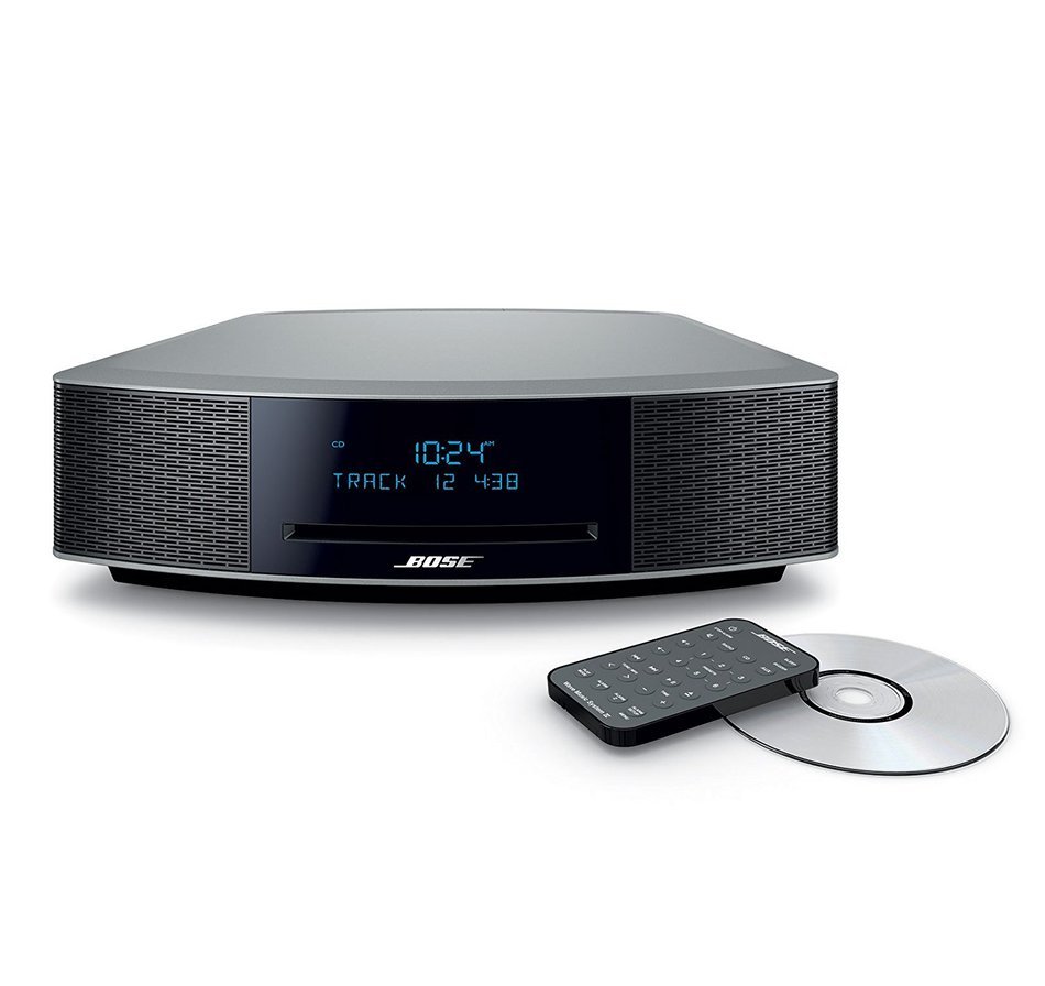 Bose&reg; Wave&reg; Music System IV Platinum Silver w/ Wave Bluetooth Adaptor II