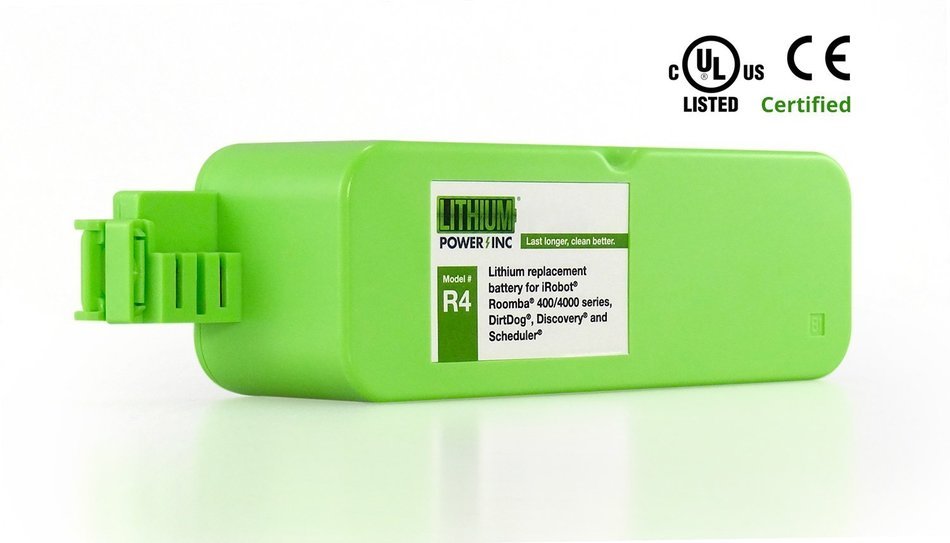 UL&CE Certified - Lithium Replacement Battery For iRobot Roomba 400 4000 Series, DirtDog, Discovery, Scheduler... N5
