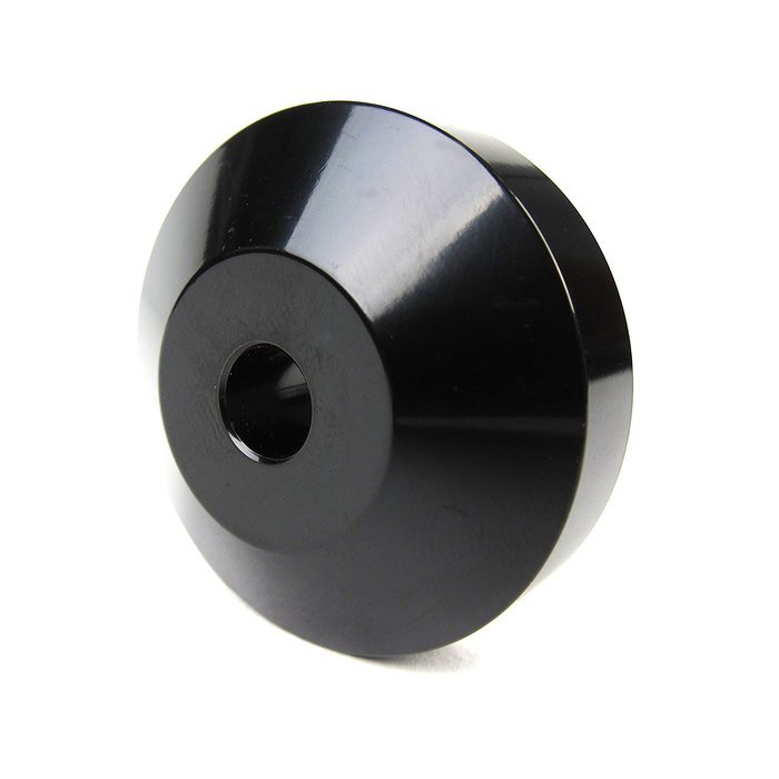 Turntable Lab: Stainless Steel 45 Adapter (Single) - Black N4