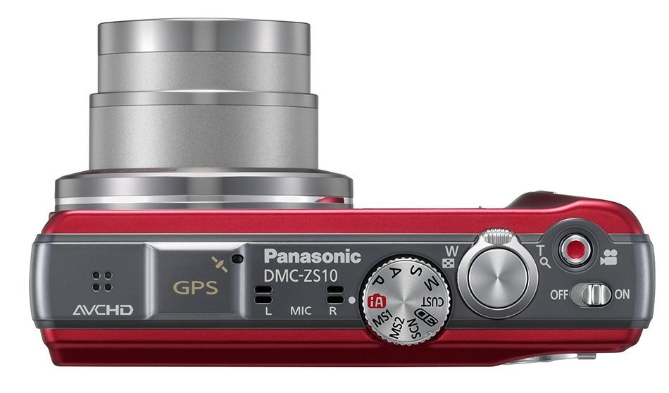 Panasonic Lumix DMC-ZS10 14.1 MP Digital Camera with 16x Wide Angle Optical Image Stabilized Zoom and Built-In... N6