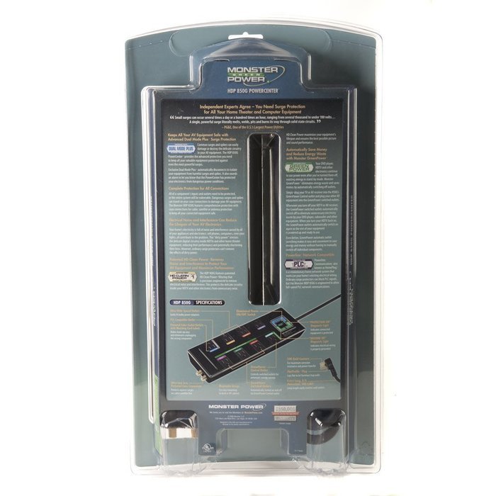Monster Cable GreenPower 8-Outlets Surge Suppressor N5