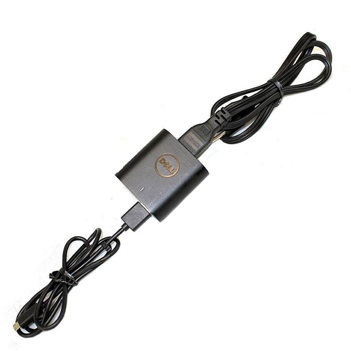 Original Dell 24W OR 10W(Compatibel) Power Adapter With USB Cable For Venue 11 Pro (5130), Venue 11 Pro (7130)...