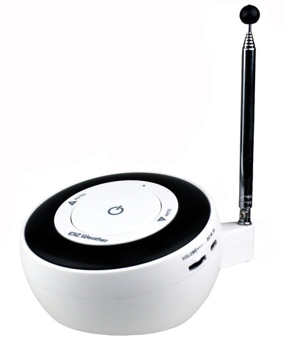 Kaito KA101 EZ-weather One-touch NOAA Weather Radio(White)