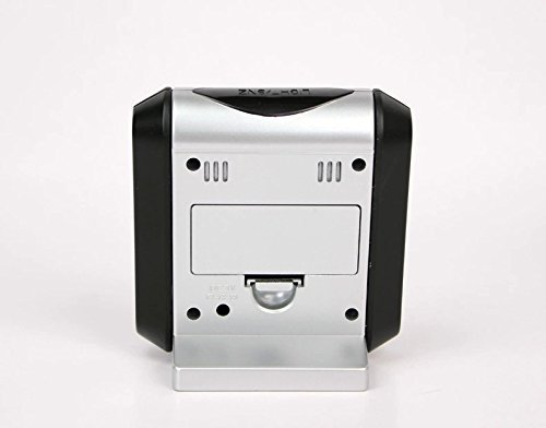 SIS 03- desktop Alarm Clock with Temperature,Calendar,time -Silver and black N2