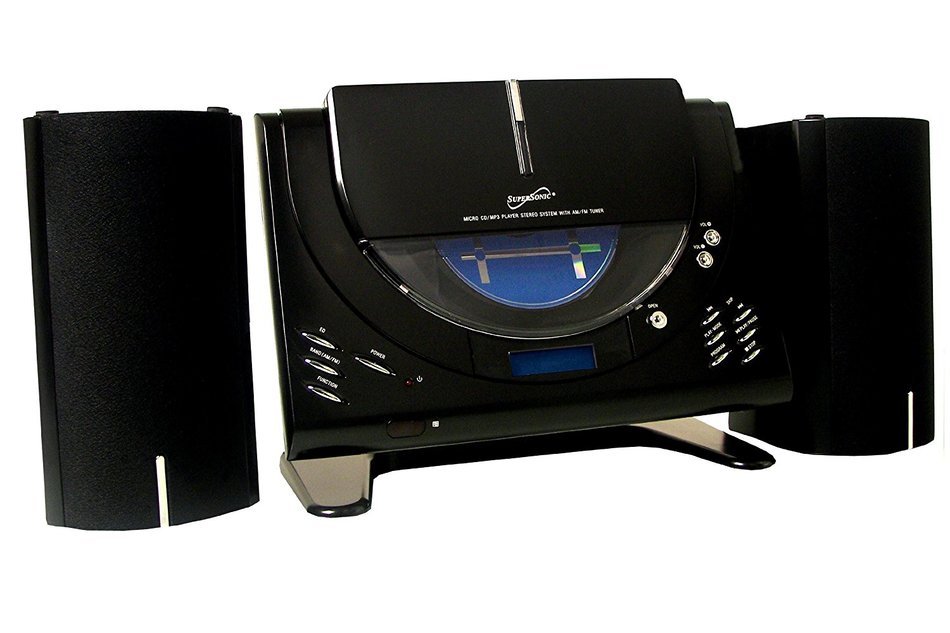 Supersonic SC-3388 Micro System CD Player with AM/FM Radio (Discontinued by Manufacturer)