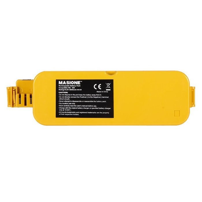 Masione Replacement Roomba 400 Battery 14.4V 2.5Ah Compatible with iRobot 4000,4100,4105,4110,4130,4150,4170,4188,4210,4220,4225,4230,4232,4250,4260,4296,400,405,410,415,416,418 N3