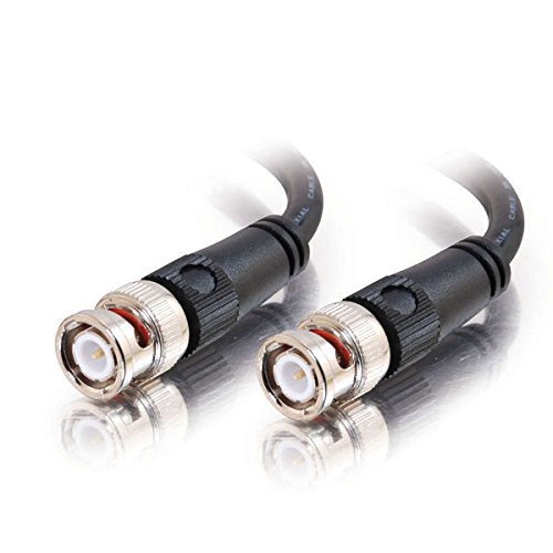 C2G / Cables To Go 40024 75 OHM BNC Cable, Black (1 Feet)