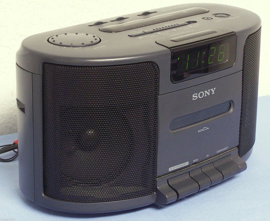 Sony Dream Machine Dual Alarm Clock Radio Cassette Tape Player Stereo Icf-cs650 N3
