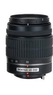 Pentax K-x 16203 Digital SLR Camera with DA L 18-55 and 50-200mm Lenses (Red) N2