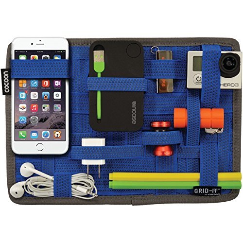 New COCOON CPG8BL 7.5" x 10.5" GRID-IT! Organizer (Blue)
