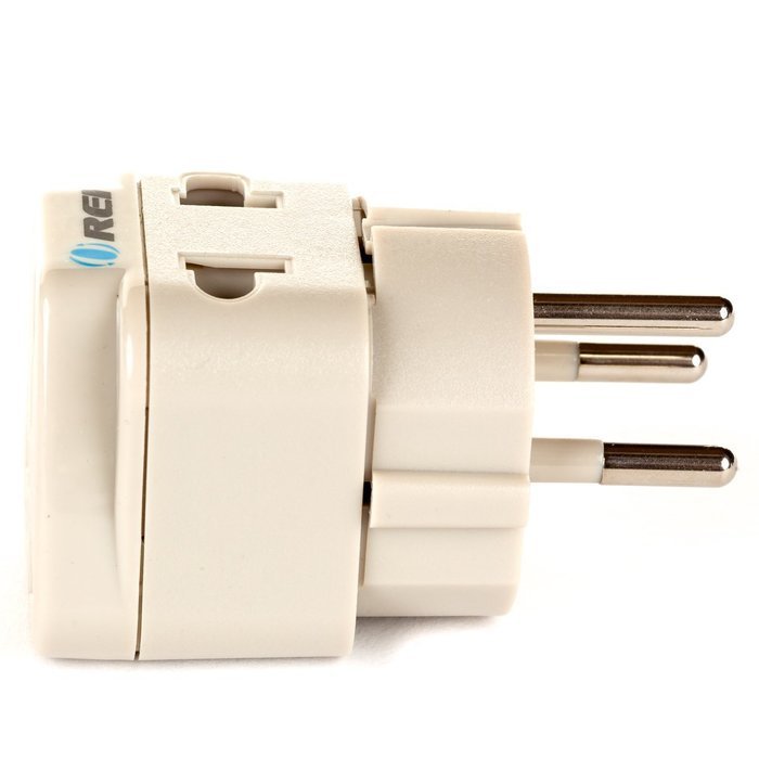 OREI Grounded Universal 2 in 1 Plug Adapter Type H for Israel & more - High Quality - CE Certified - RoHS Compliant... N4