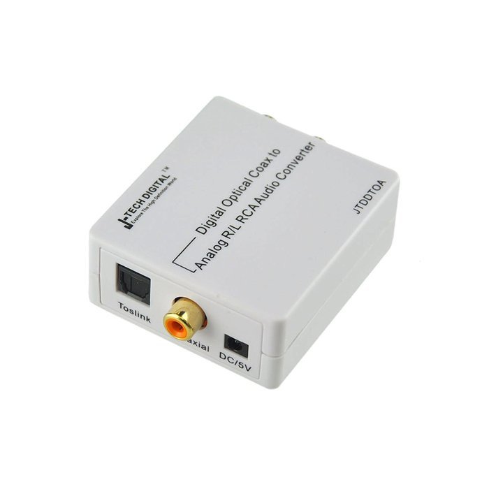 J-Tech Digital &reg; Optical SPDIF Toslink / Coaxial Digital to Analog Audio Decoder Converter with PCM , 5.1 Dolby... N3