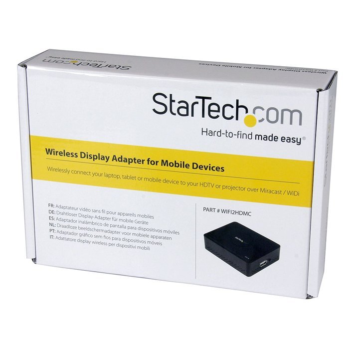 StarTech.com Wireless Display Adapter w/ Miracast / WiDi for Mobile Devices - HDMI Wireless - HDMI over Wi-Fi... N4