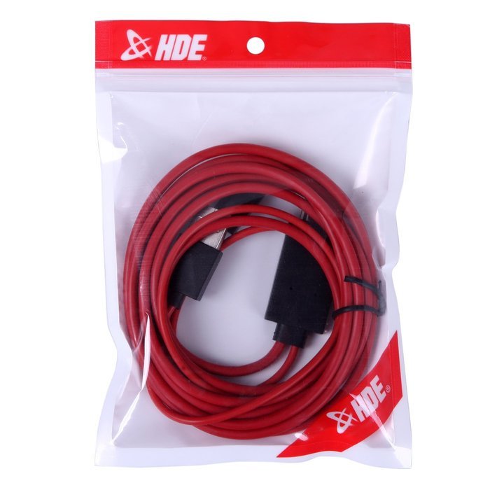 HDE Micro USB to HDMI 1080p HDTV Adapter Cable with Integrated USB Charging for MHL Enabled Samsung Galaxy Smart... N3
