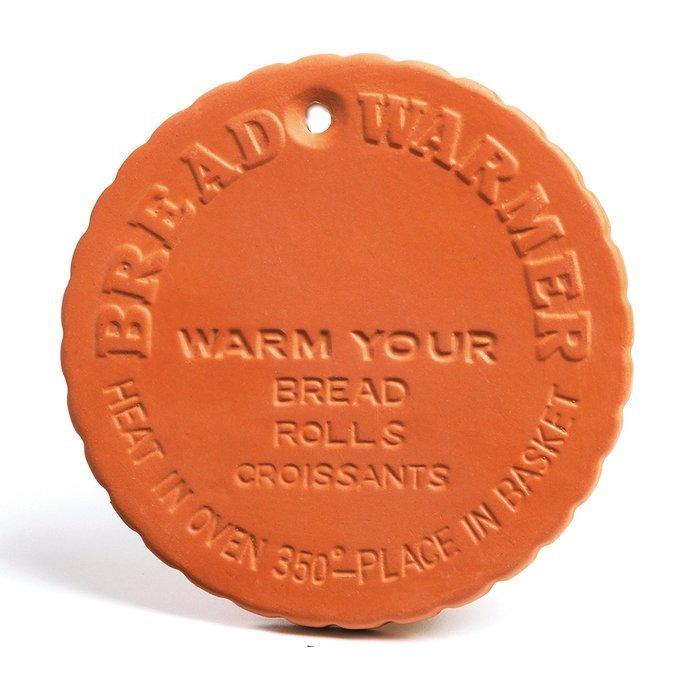 Fox Run Bread Warmer, Terra Cotta, Round