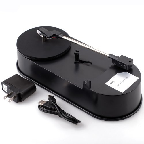 Cisno Turnbable to Mp3 Converter With USB Cable LPs to Audio Files Via USB Connection to Mac or PC N3