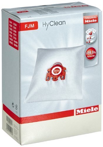 Miele Vacuum Cleaner Bags Type FJM AirClean, 6 Boxes N2