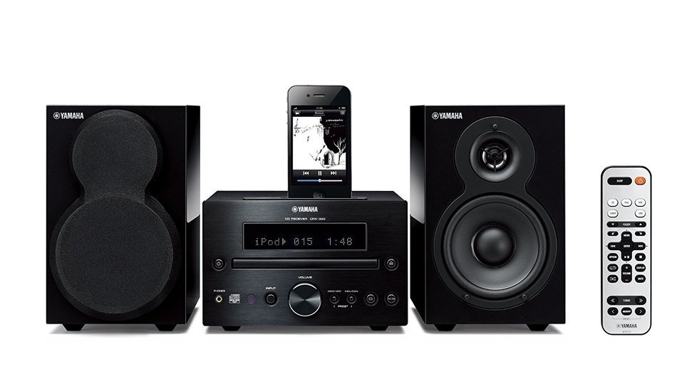 Yamaha MCR-332BL Micro Component System (Black) N7
