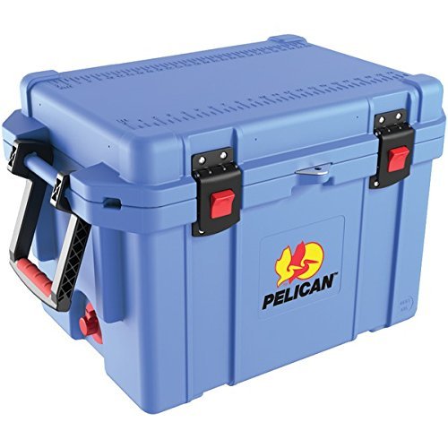 New PELICAN 32-45Q-CC-LTBLU 45-Quart ProGear Elite Cooler (Light Blue)