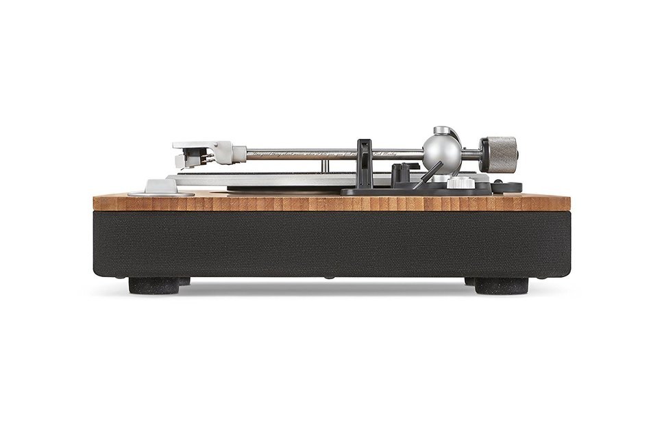 House of Marley Stir It Up Natural Bamboo Turntable with Built-in Pre-Amp (Signature Black) N5