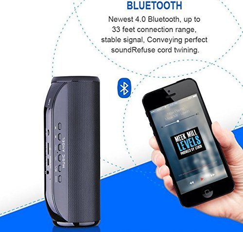 GTT Wireless NFC CSR 4.0 Bluetooth Computer Speakers with Quality Sound Portable Speaker Music Angle Mini and... N4