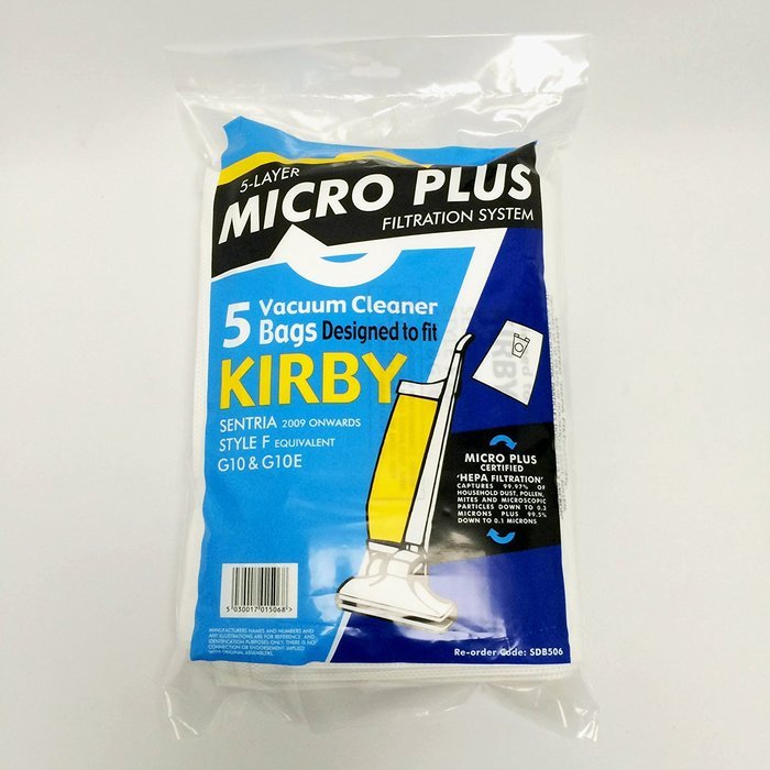 5PK Microfiber Bags Designed To Fit Kirby G3 G4 G5 G6 Style F Ultimate G Diamond Sentria