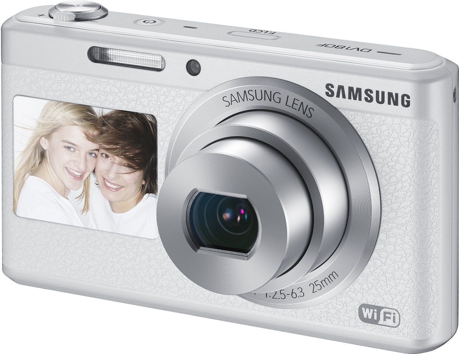 Samsung DV180F 16MP 5x Optical Zoom Smart Camera (White) EC-DV180FBPWE1 ...