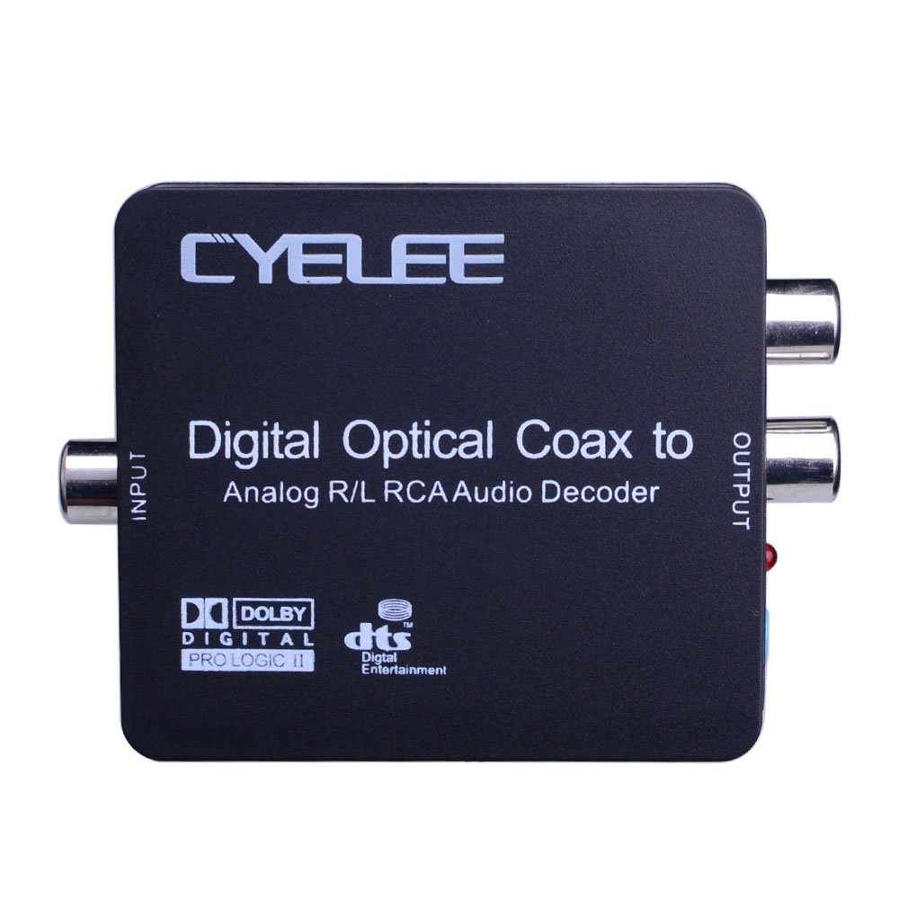 Cyelee Digital To Analog Audio Convertervolume Controloptical Coaxial Input Switching192khz 9365