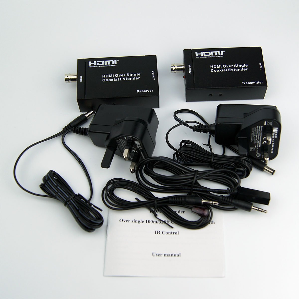 Eazy2hD HDMI Extenders Over Single RG6 Coaxial Cable up to 100m/328ft ...