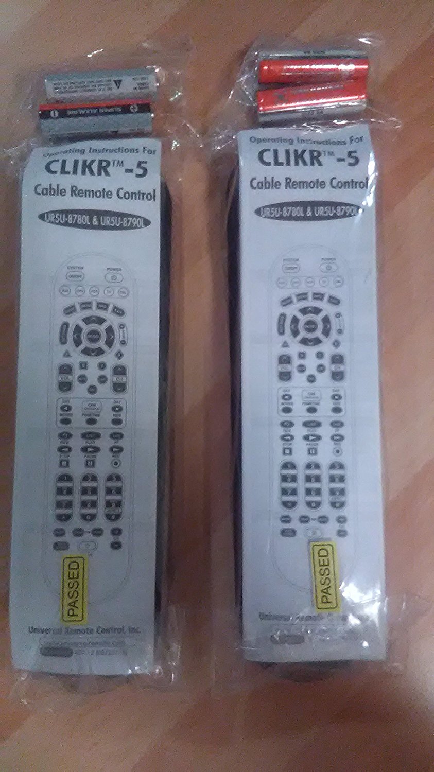 Clikr5 Time Warner Cable Remote Control Ur5u8780l (2 Pack Deal) N5