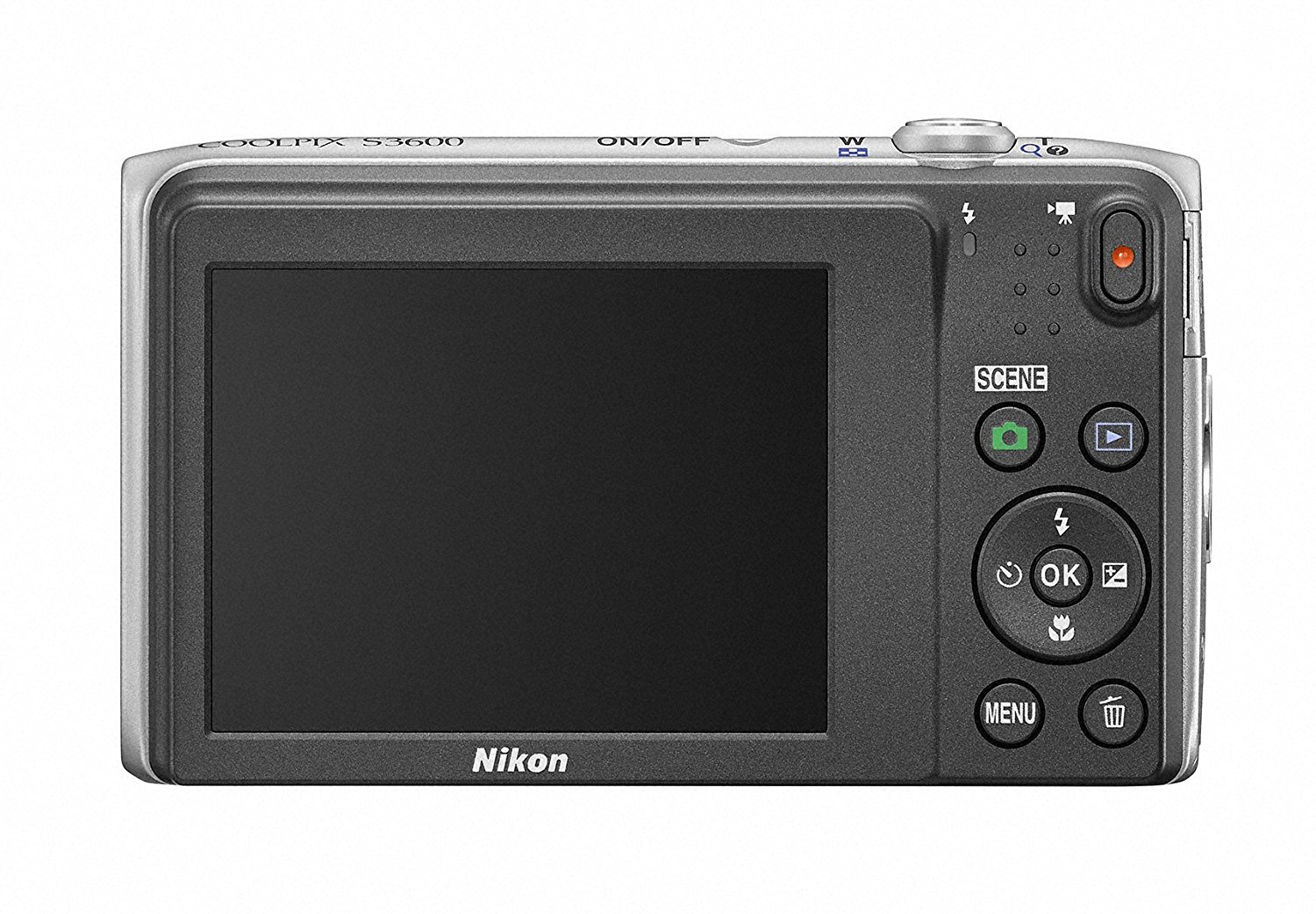 Nikon digital camera COOLPIX S3600 silver S3600SL N6 free image download