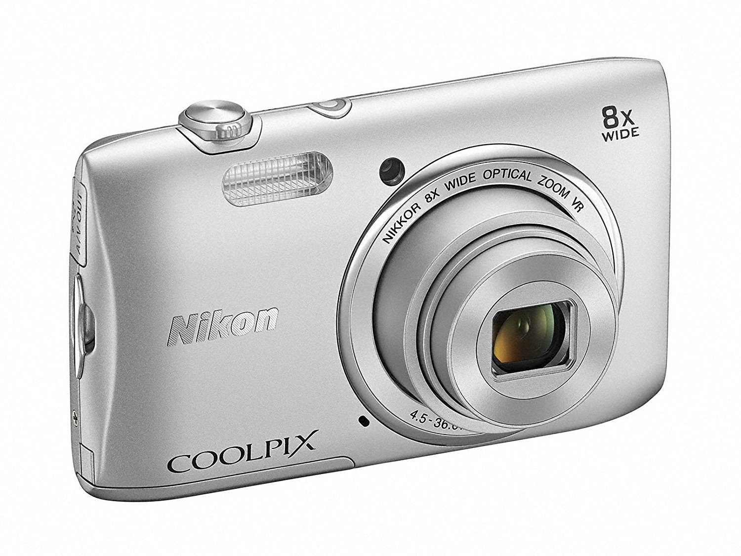 Nikon digital camera COOLPIX S3600 silver S3600SL N7 free image download