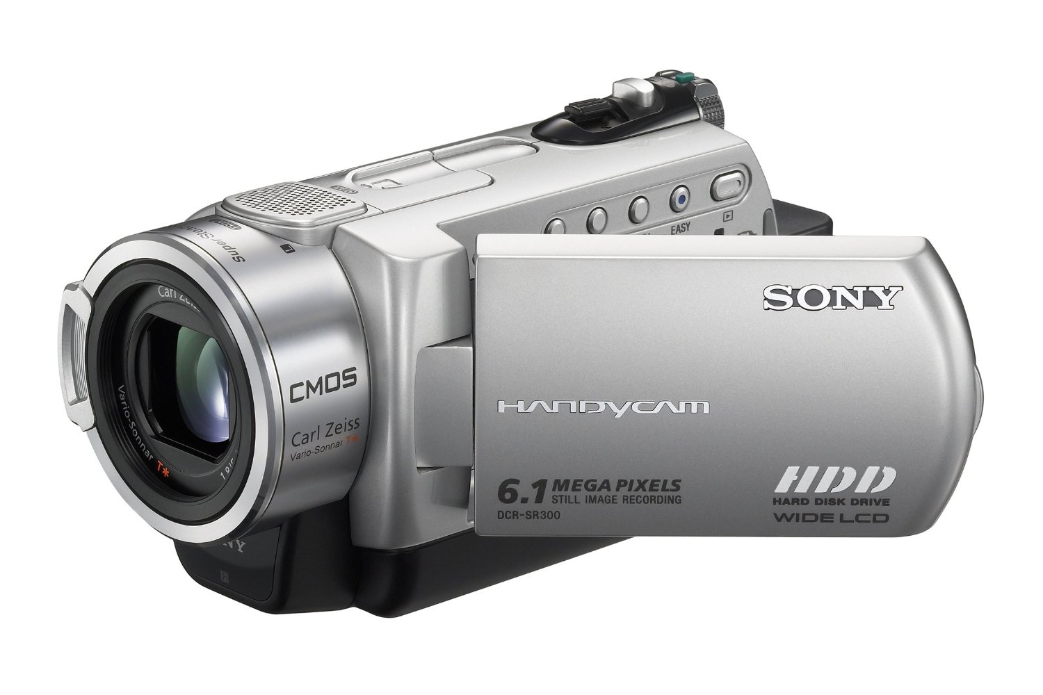 Sony DCR-SR300 6.1MP 40GB Hard Disk Drive Handycam Camcorder with 10x ...